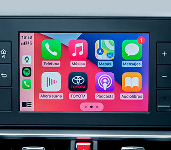 Sistema de audio con Apple Car Play® y Android Auto en Raize