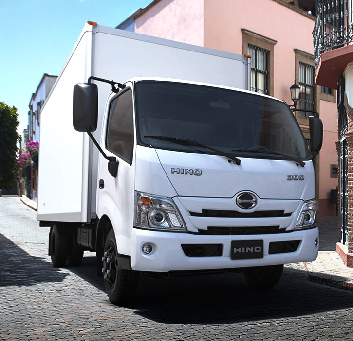 Camión Hino 5 Ton de perfil