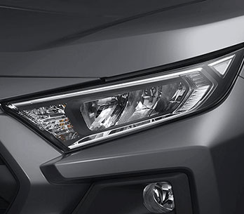 Conduce en la noche  con los faros LED con neblineros de la RAV4.