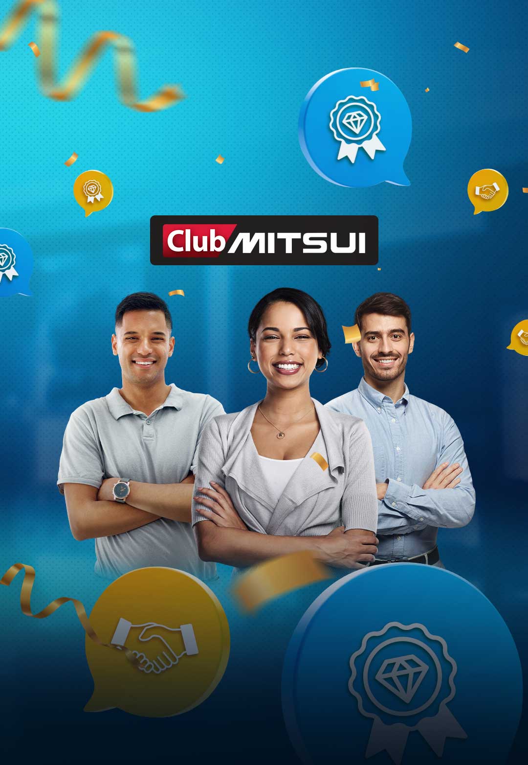 Club Mitsui, se de esta gran familia, redime puntos, canjea en Accesorios para ti, tu carro y familia. Imagen para Mobile