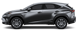 Lexus NX 300h Luxury gris oscuro rentalo en Kinto sede Mitsui