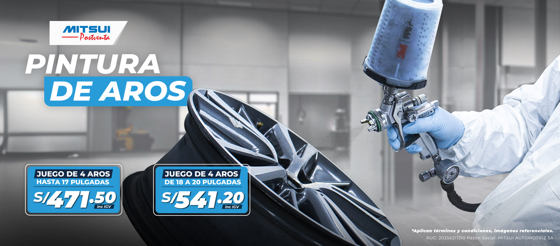 promocion pintura de aros