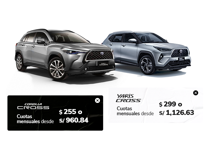 Corolla Cross y Yaris Cross