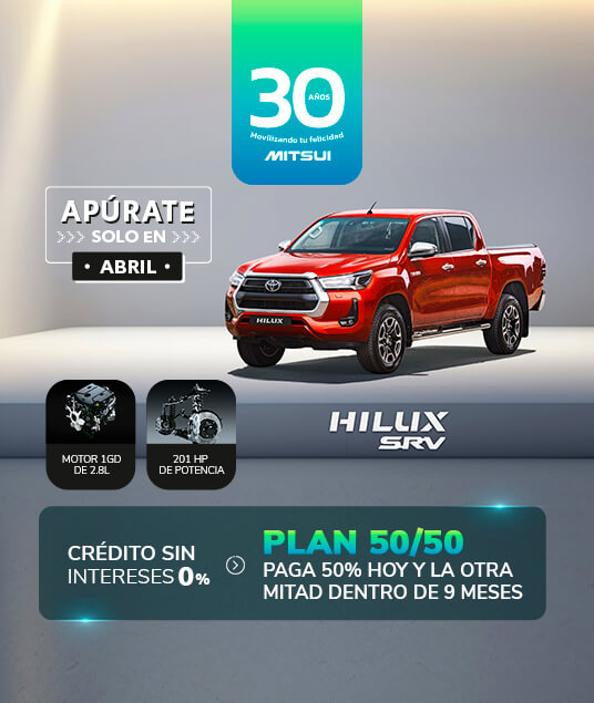 Promocion Toyota Hilux - Abril 2024