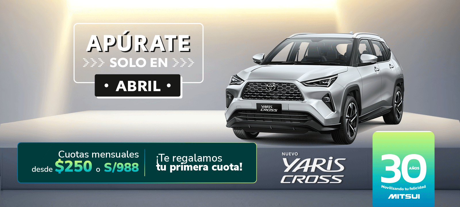 Promocion Toyota Yaris Cross - Abril 2024
