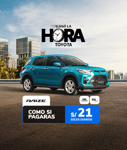 Promocion Toyota Mayo 2025 - Raize