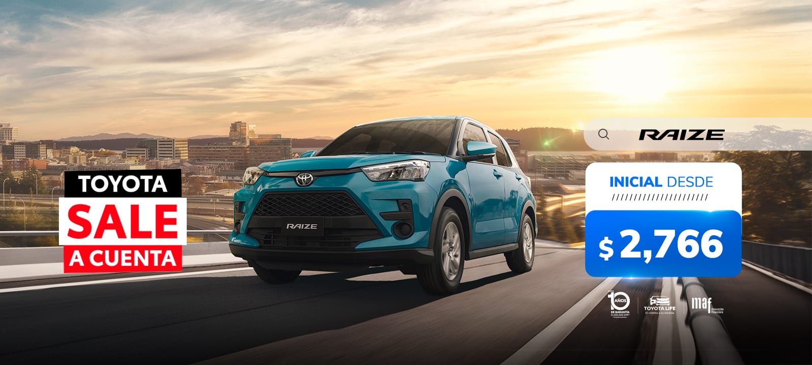 Promocion Inicio Toyota Agosto 2025 - Raize