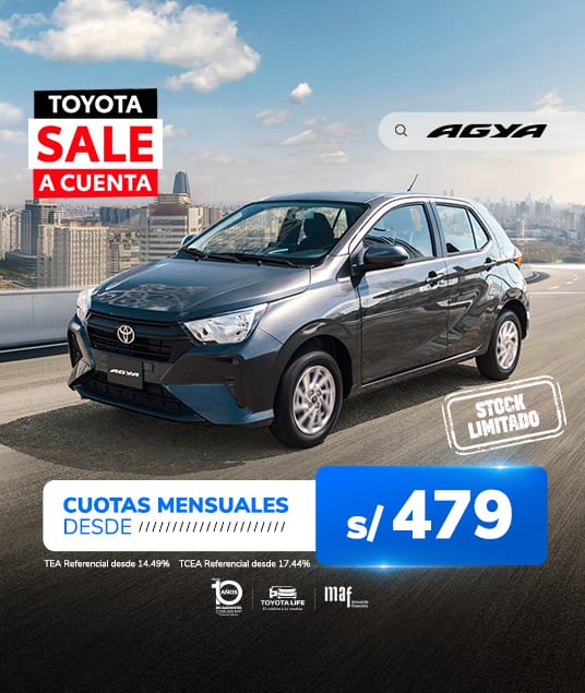 Promocion Toyota Setiembre 2025 - Agya