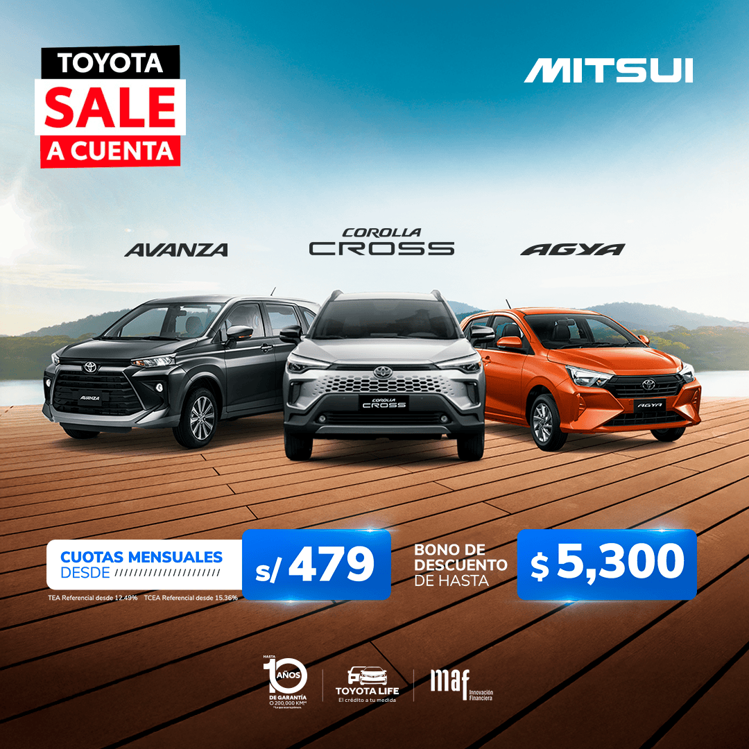 Vehículos Toyota en Promoción
