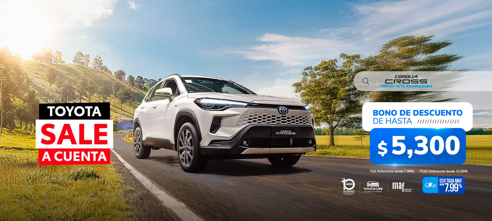 Promocion Toyota Setiembre 2025 - Corolla Cross