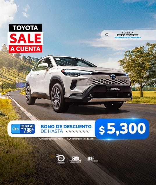 Promocion Toyota Setiembre 2025 - Corolla Cross
