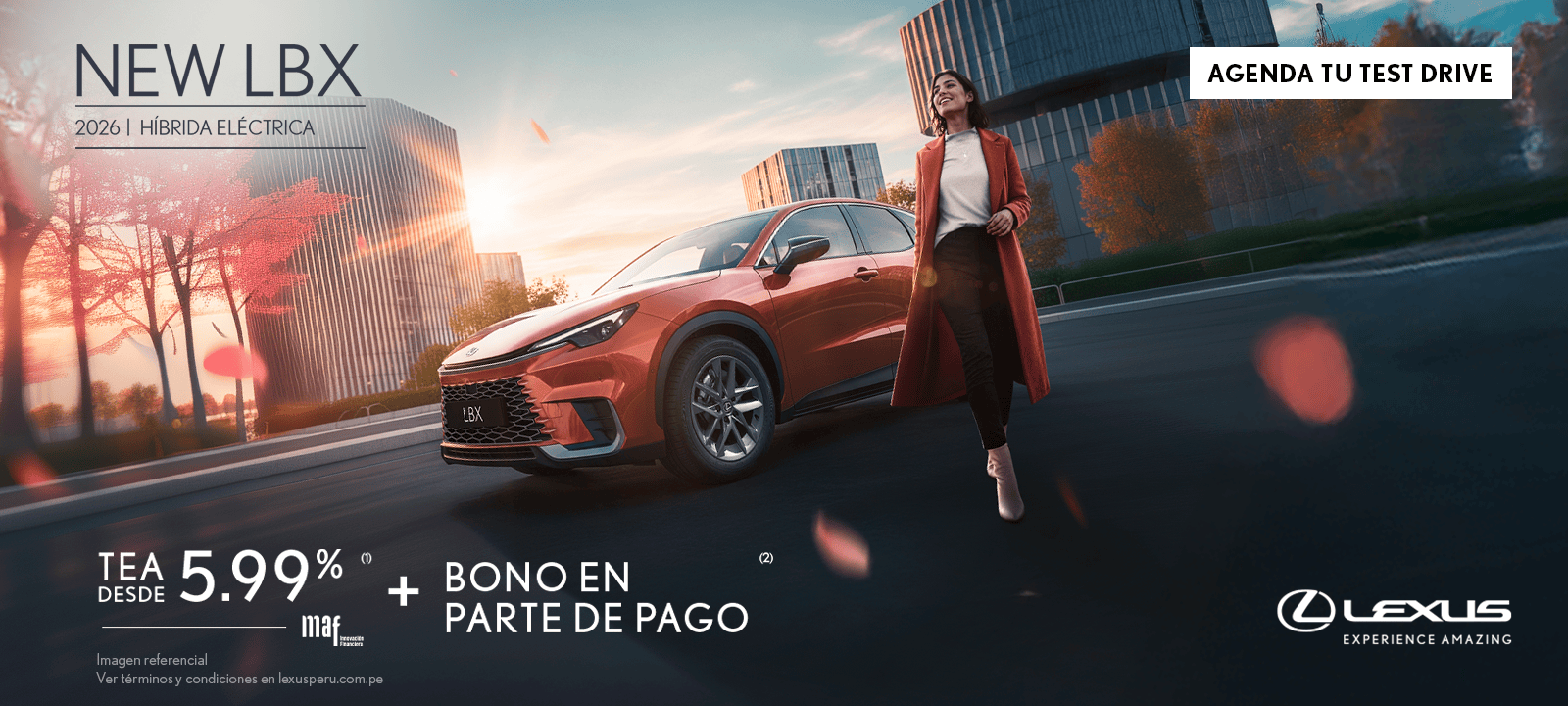 Promoción Lexus Setiembre 2025 - New LBX