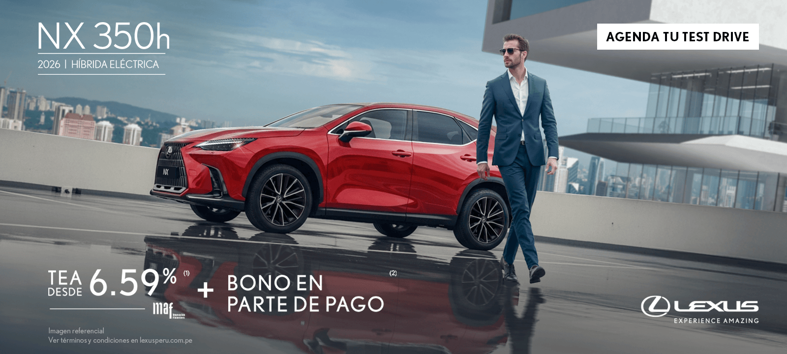 Promoción Lexus Setiembre 2025 - NX 350h
