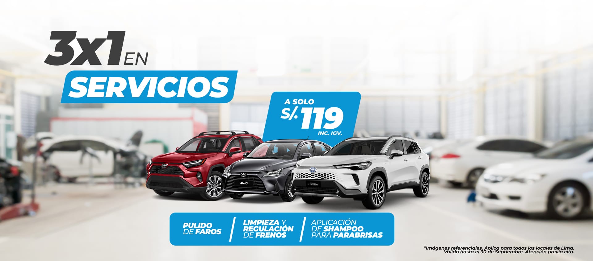 Promoción Post Venta Setiembre 2025 - 3x1
