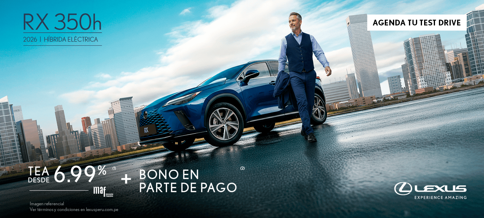 Promoción Lexus Setiembre 2025 - RX 350h