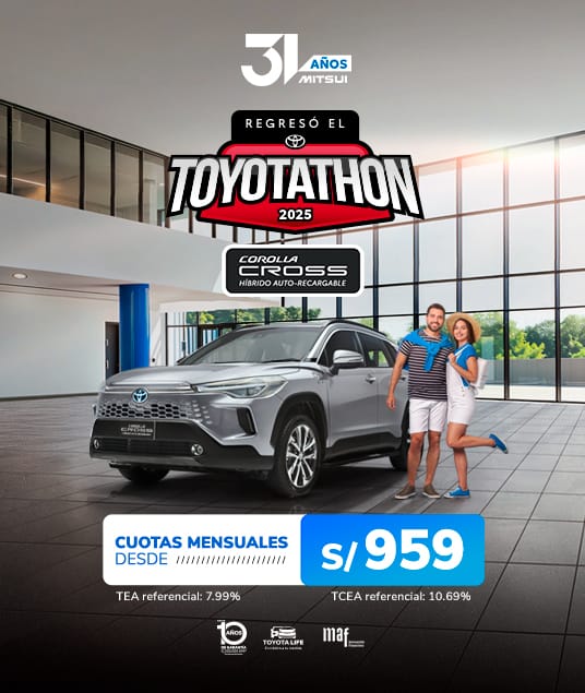 Promocion Toyota Octubre 2025 - Corolla Cross HV