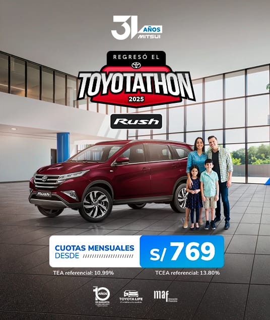 Promocion Toyota Octubre 2025 - Rush