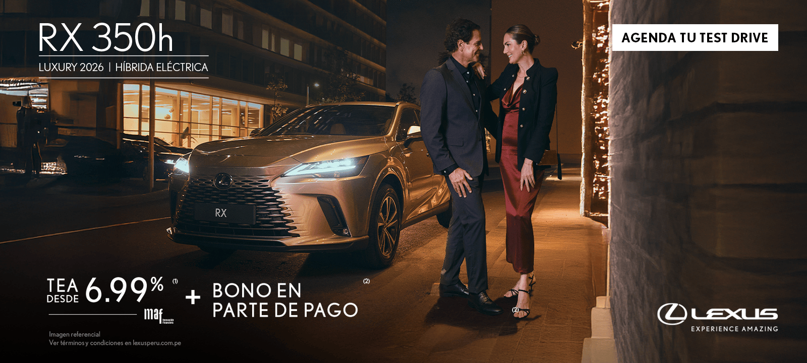 Promoción Lexus Octubre 2025 - RX 350h