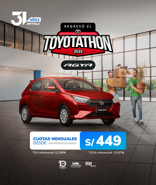 Promocion Inicio Toyota Noviembre 2025 - Agya