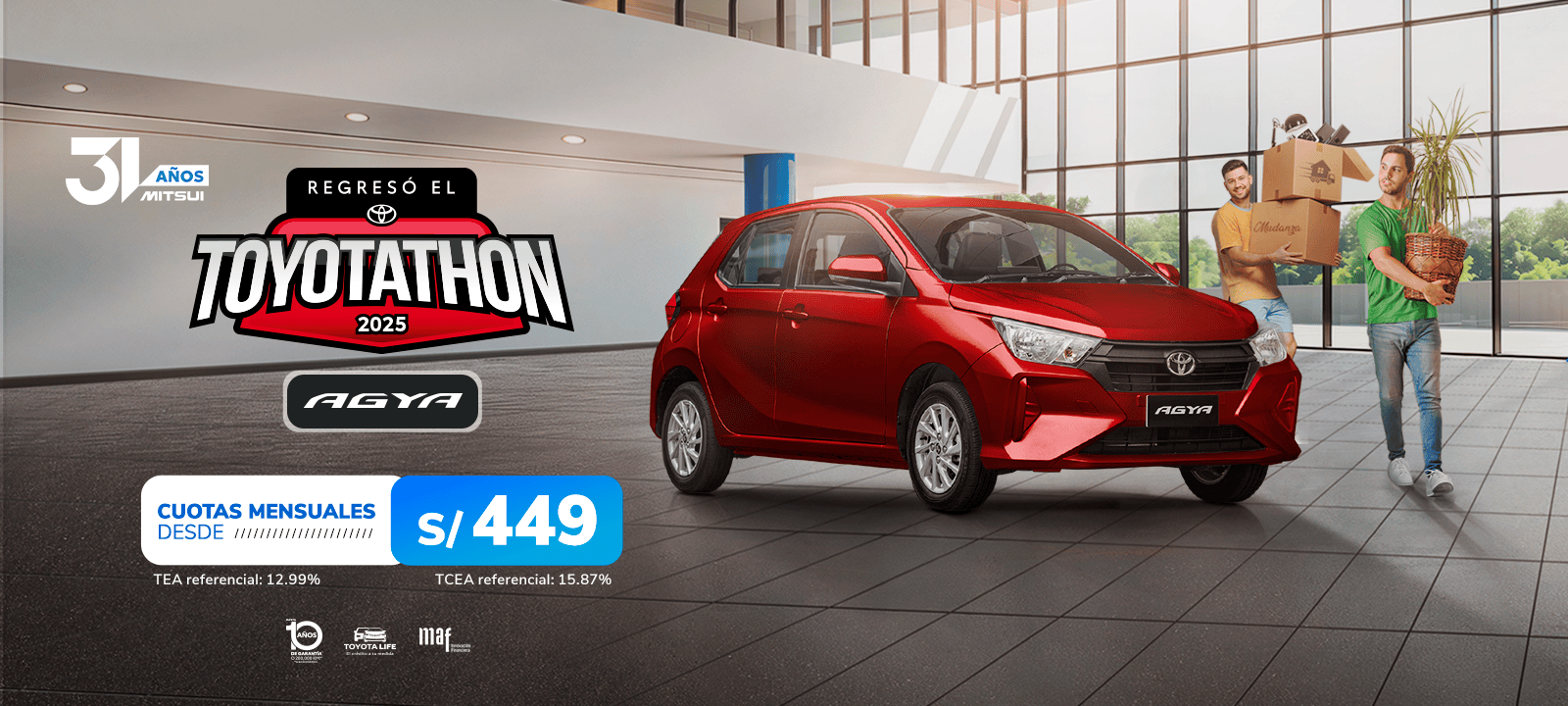 Promocion Inicio Toyota Noviembre 2025 - Agya