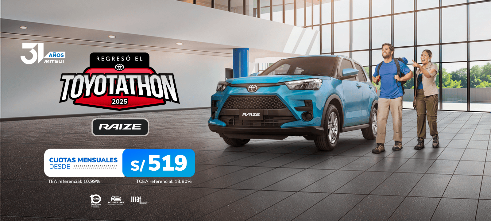 Promocion Toyota Noviembre 2025 - Raize