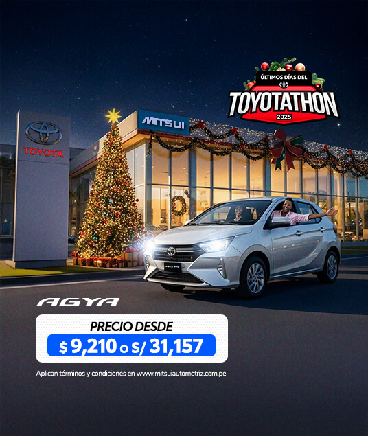 Promocion Inicio Toyota Diciembre 2025 - Agya