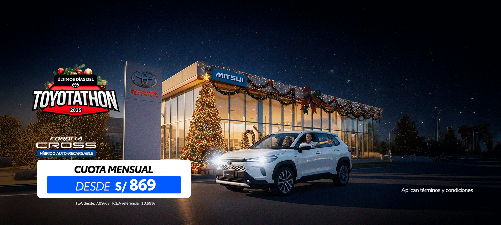 Promocion Inicio Toyota Diciembre 2025 - Corolla Cross HV