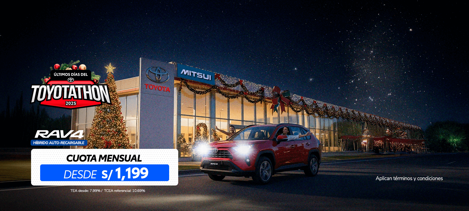 Promocion Inicio Toyota Diciembre 2025 - Rav4 HV