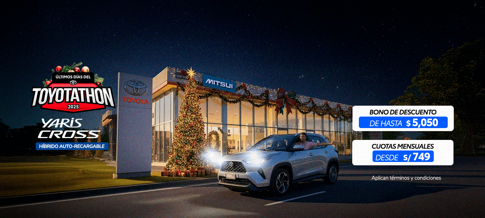 Promocion Inicio Toyota Diciembre 2025 - Yaris Cross HV