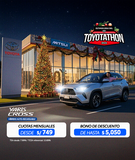 Promocion Inicio Toyota Diciembre 2025 - Yaris Cross HV