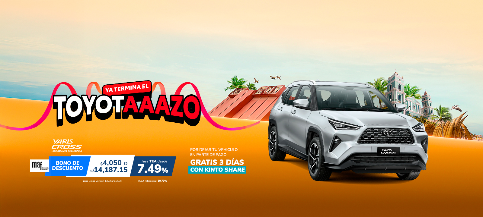 Promoción Inicio Toyota Marzo 2026 - Yaris Cross