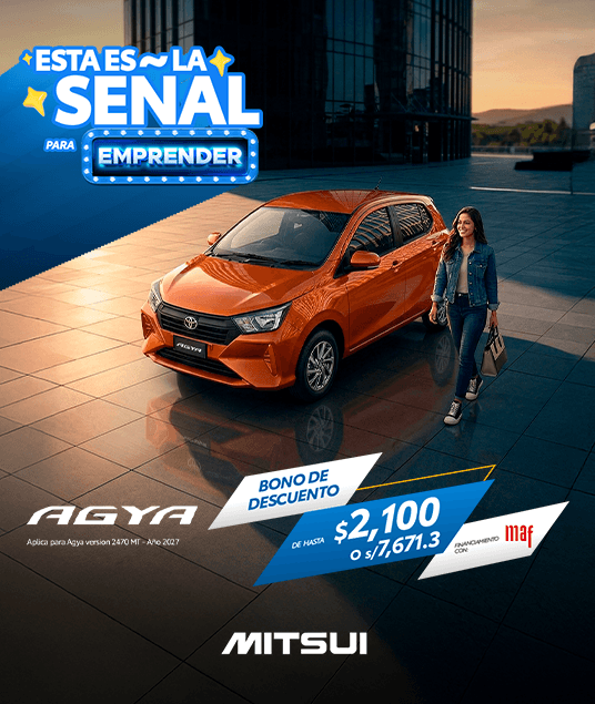 Promoción Inicio Toyota Abril 2026 - Agya