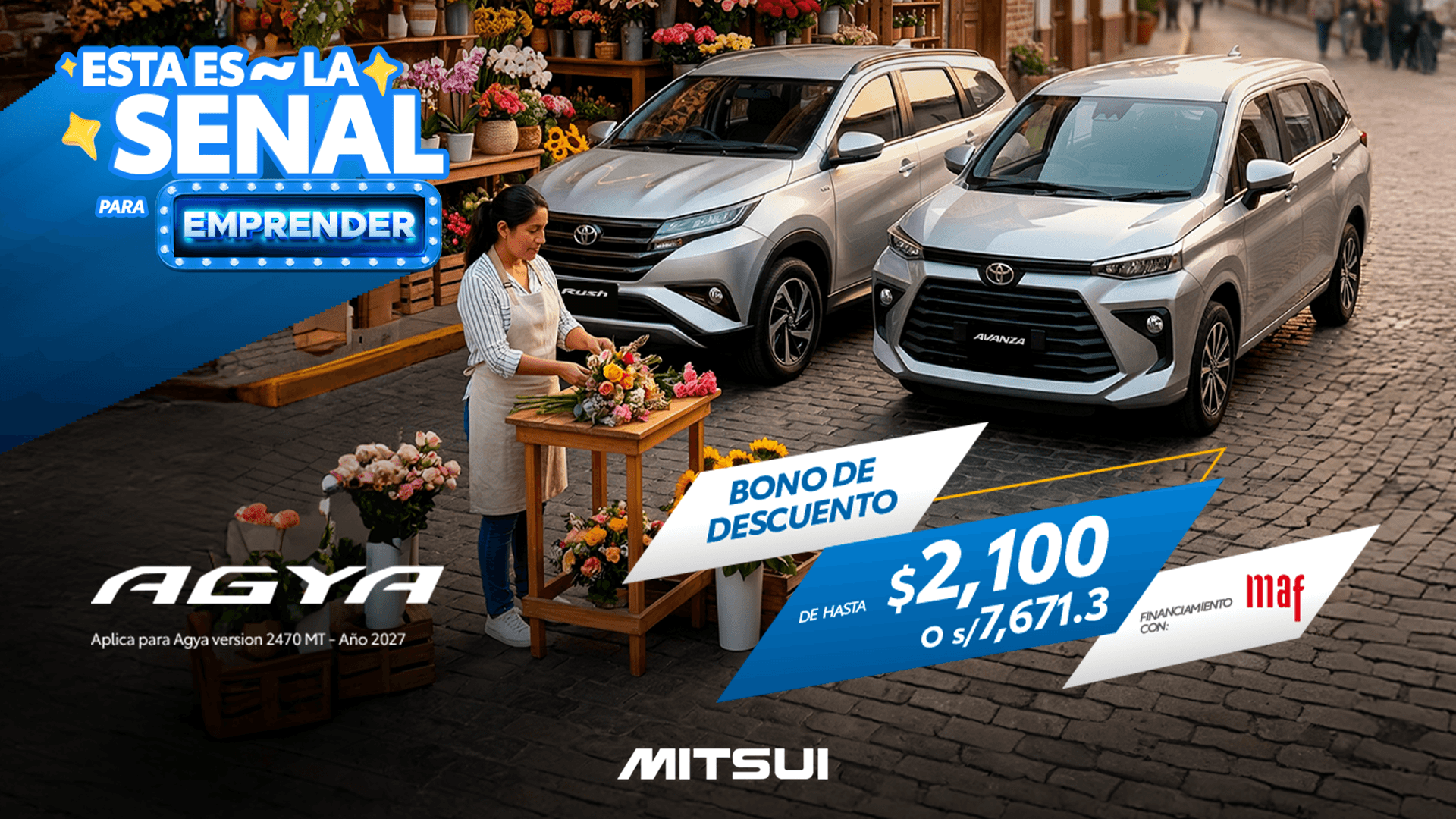 Promoción Inicio Toyota Abril 2026 - Agya