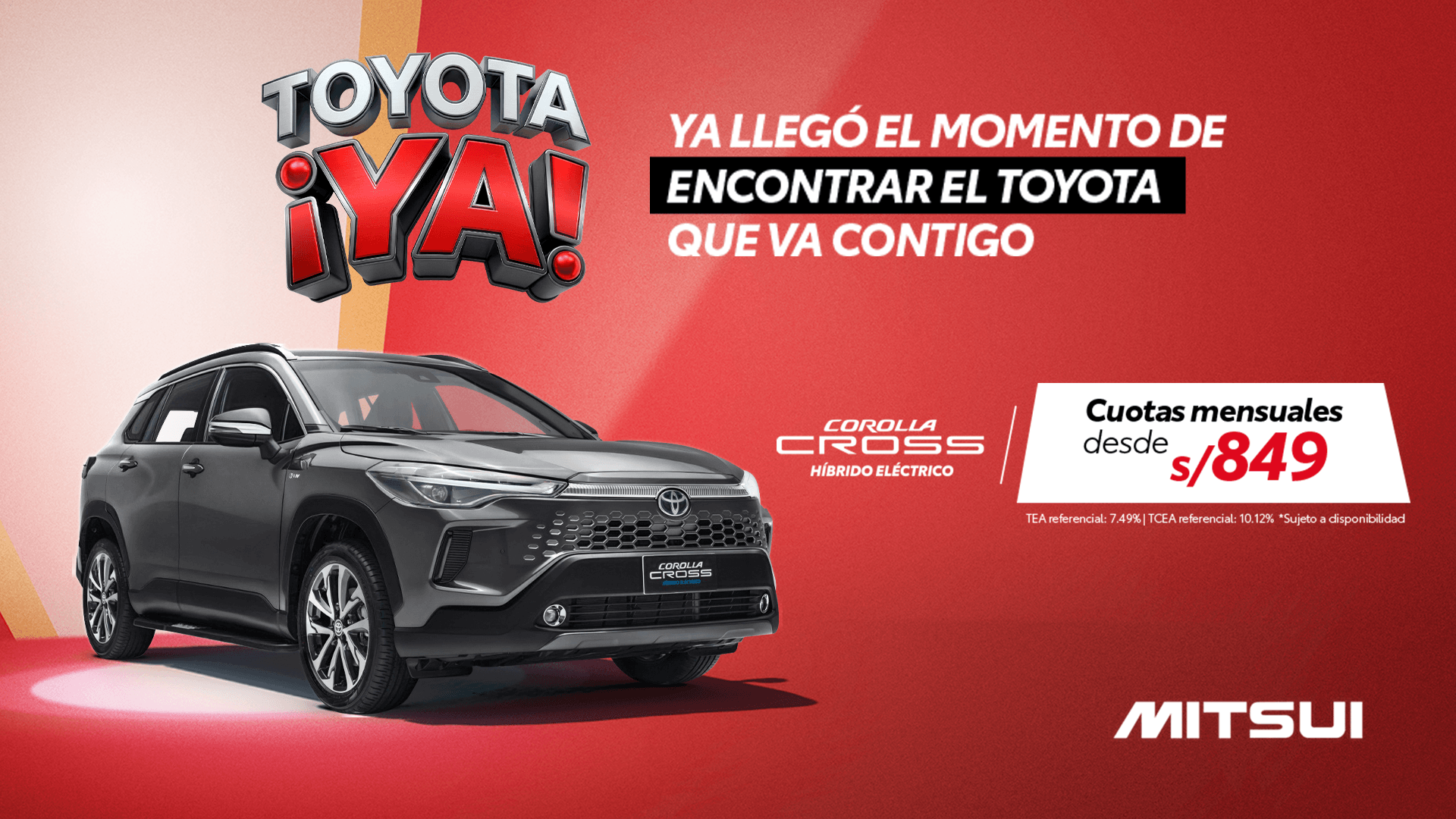 Promoción Inicio Toyota Abril 2026 - Corolla Cross