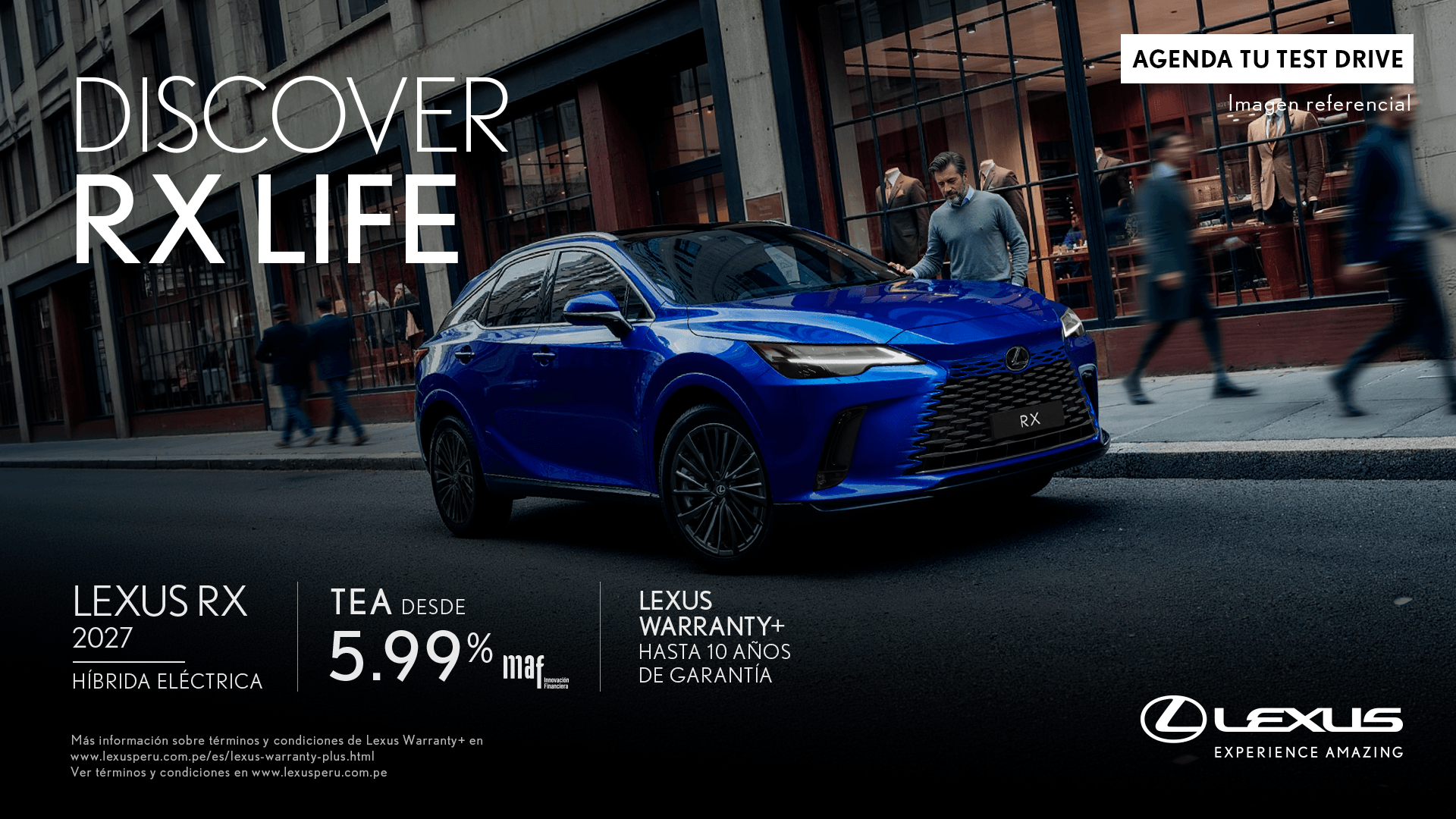 Promoción Lexus Abril 2026 - RX