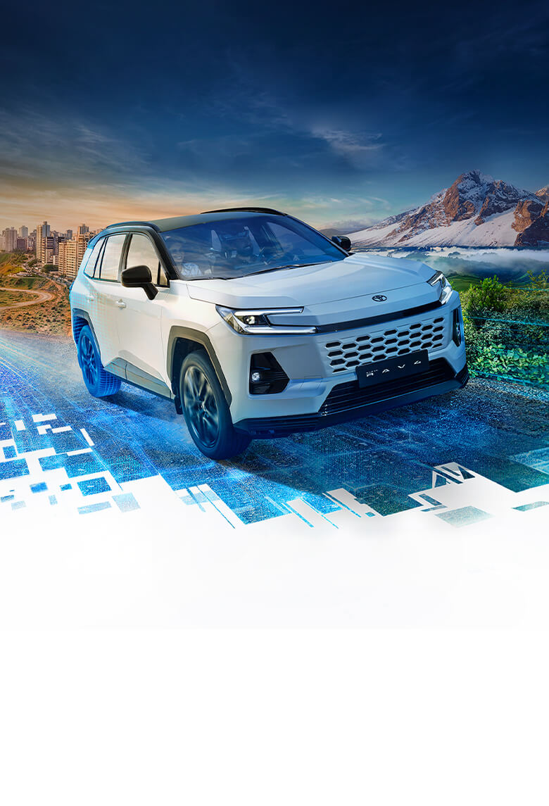 Vive la experiencia de  viajar en una RAV4 Híbrida 
