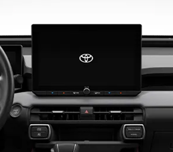 Pantalla multimedia de 12.9 pulgadas de la Toyota RAV4 híbrida