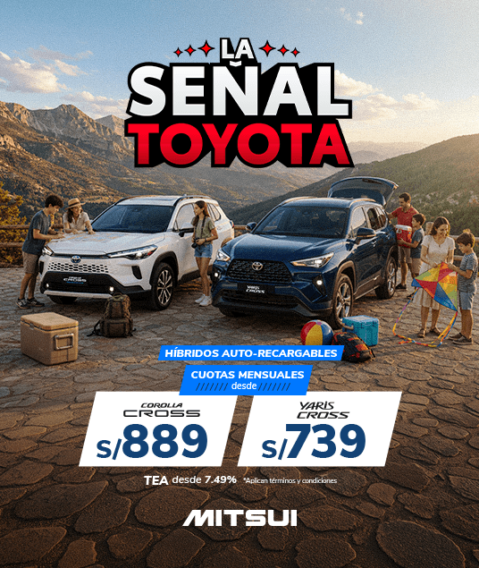 Promoción Inicio Toyota Agosto 2026 - Corolla Cross - Yaris Cross