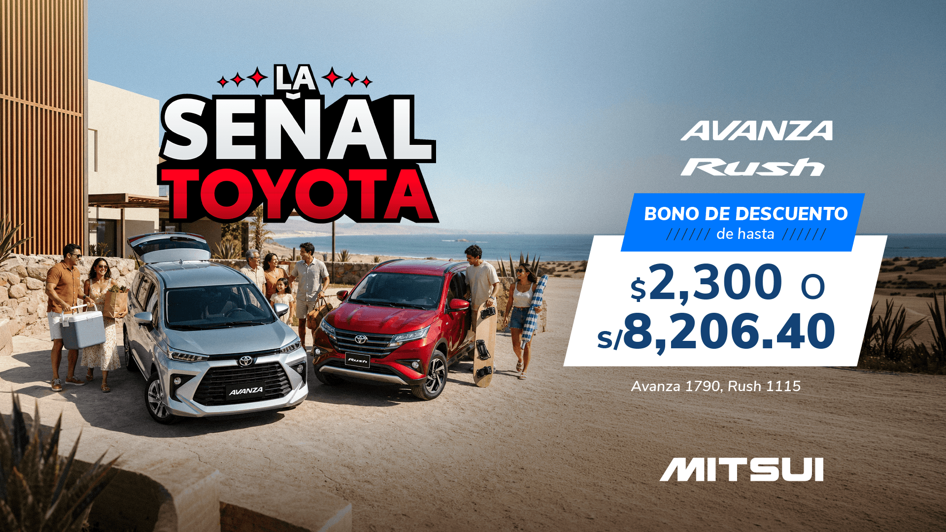 Promoción Inicio Toyota Septiembre 2026 - Avanza - Rush