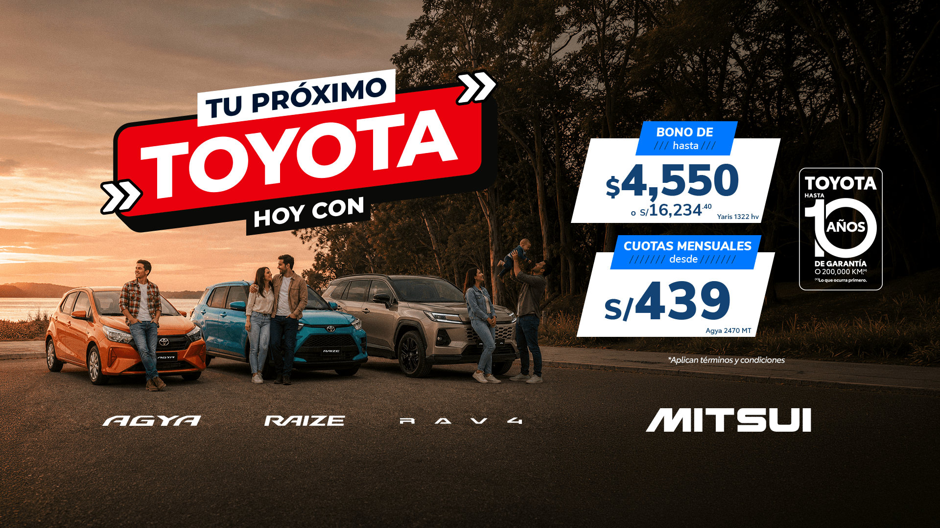 Promoción Inicio Toyota Septiembre 2026 - AON Lifestyle