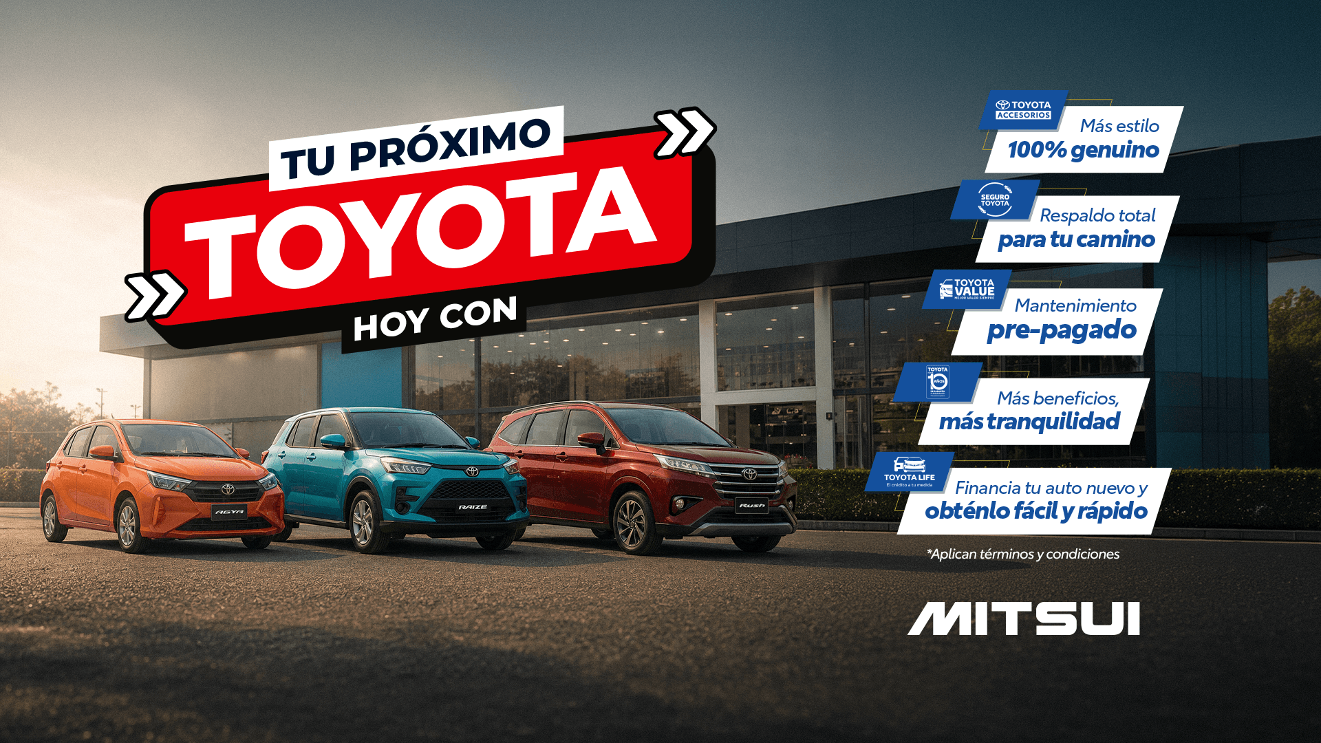 Promoción Inicio Toyota Septiembre 2026 - AON
