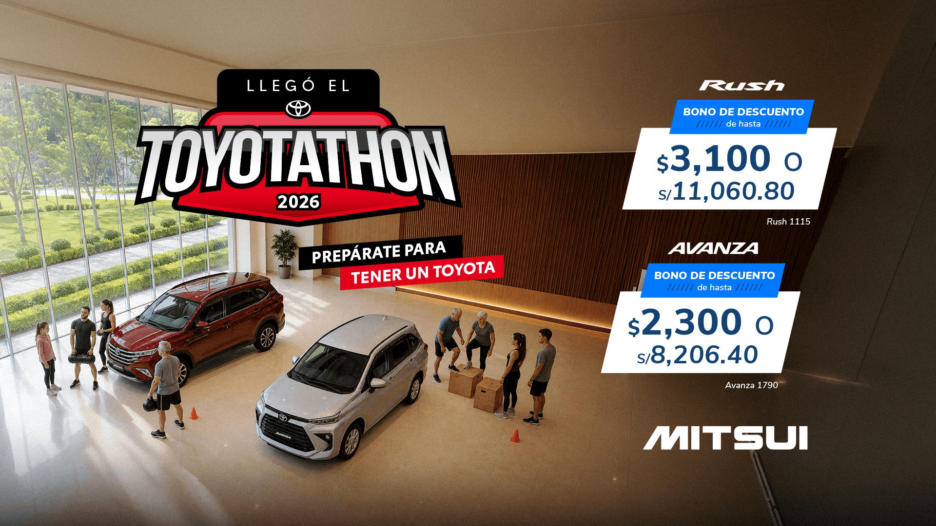 Promoción Inicio Toyota Octubre 2026 - Avanza - Rush