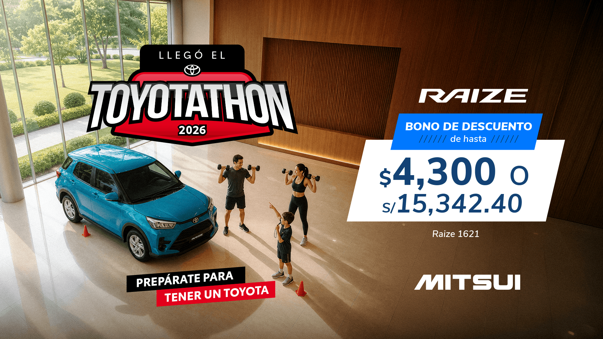 Promoción Inicio Toyota Octubre 2026 - Raize