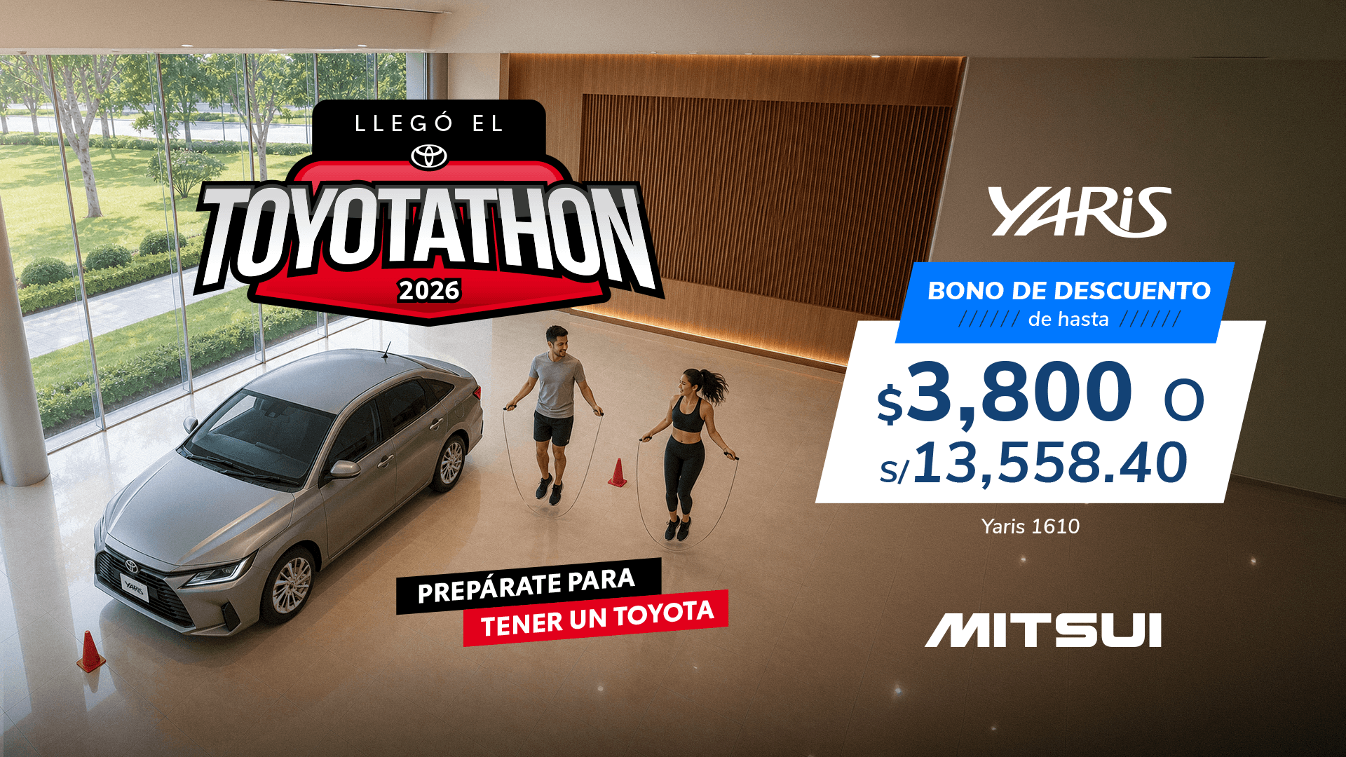 Promoción Inicio Toyota Octubre 2026 - Yaris Sedán