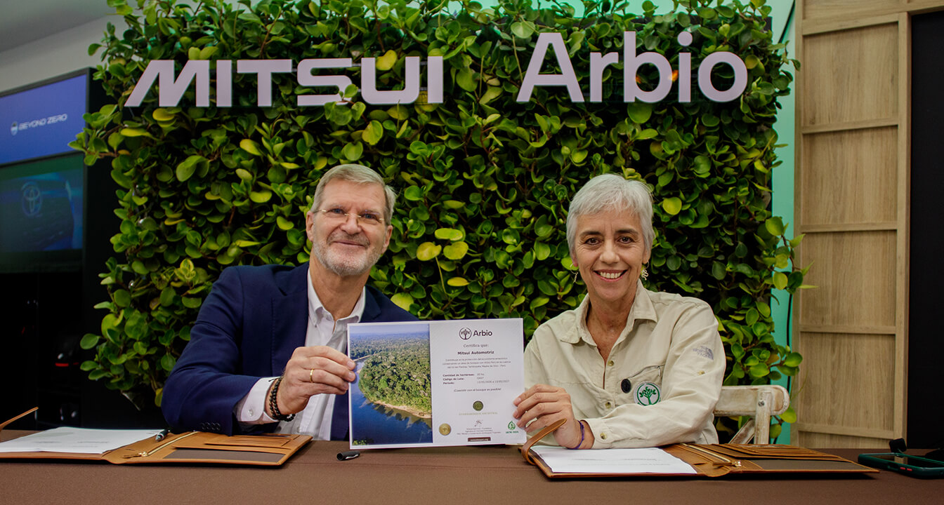 Mitsui Automotriz y ARBIO Perú renuevan alianza para proteger la Amazonía